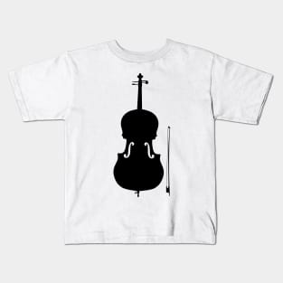 Violin Silhouette Kids T-Shirt